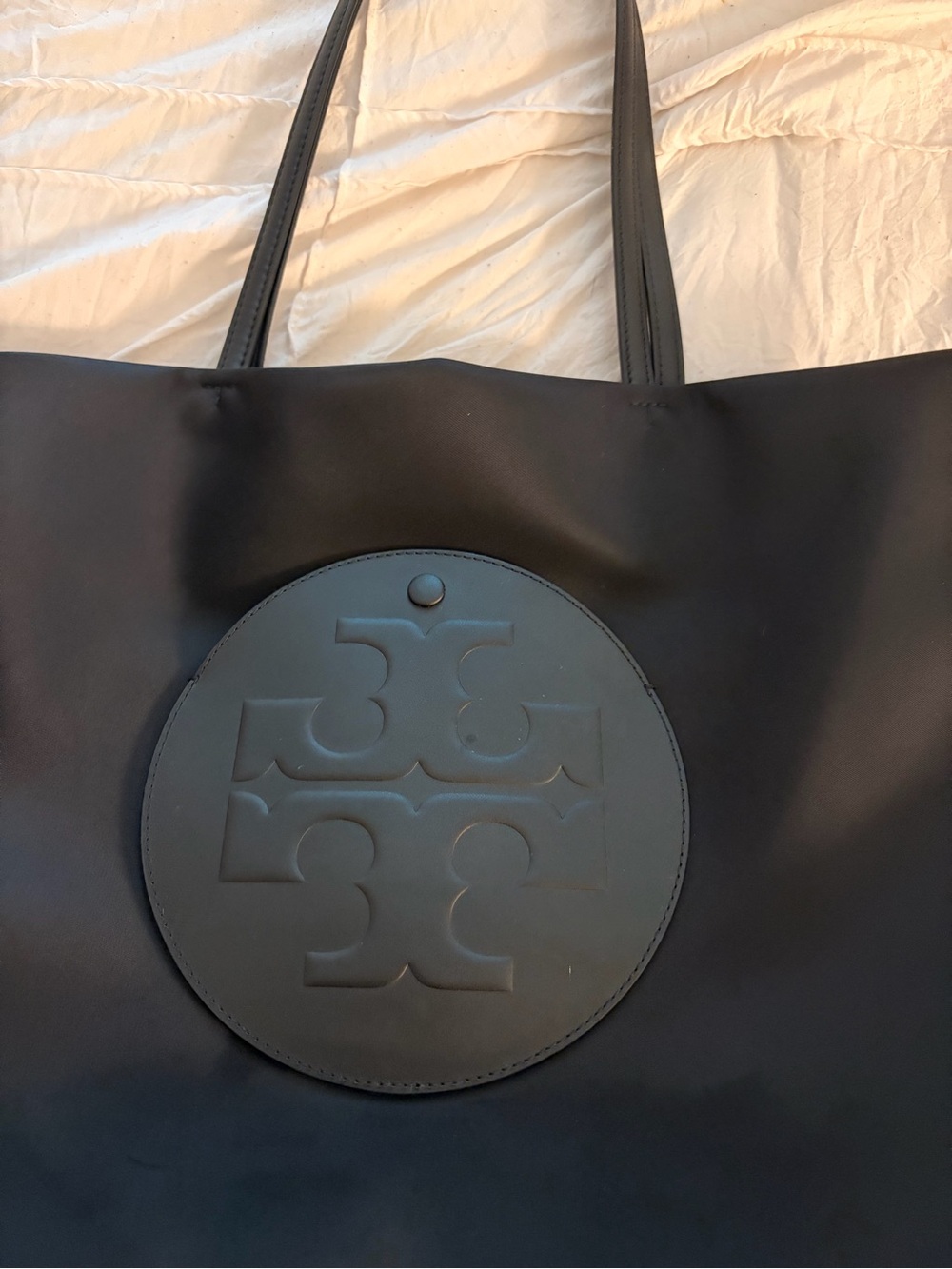 Tory Bury Ella tote (large) Black nylon Tote Bag - Picture 5 of 6